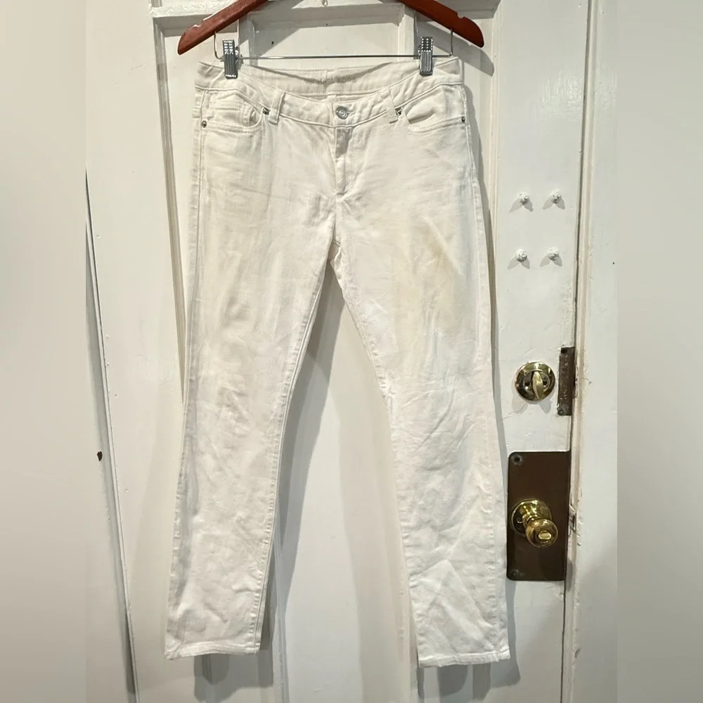 Michael Kors Women's Cream Skinny Jeans